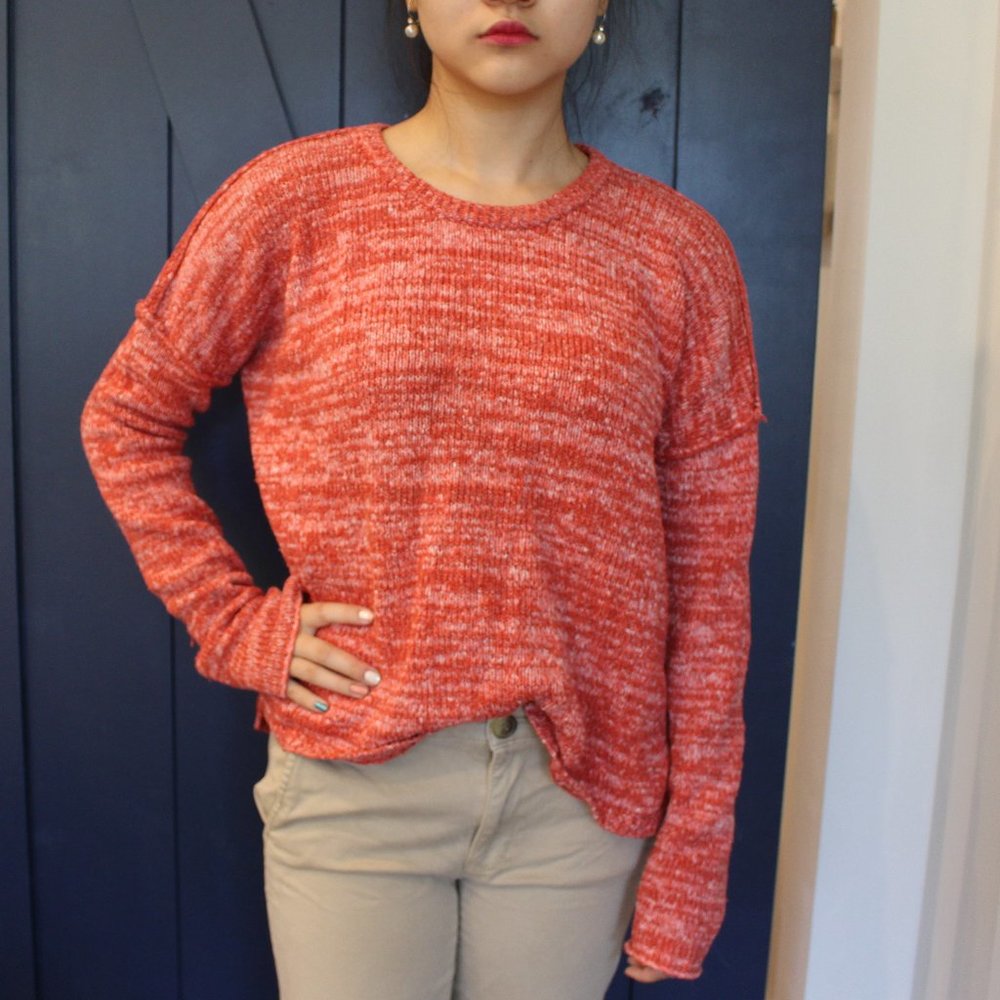 Urban Outfitters Red Knit Pullover Sweater